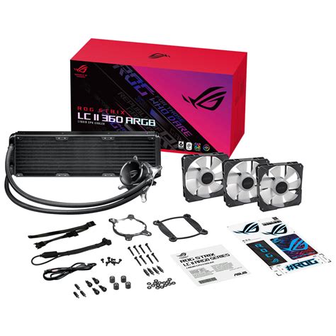 coolant ar tix 360|ASUS ROG Strix LC II 360 CPU Cooler Review .